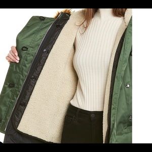 Burberry Faux Fur Coat